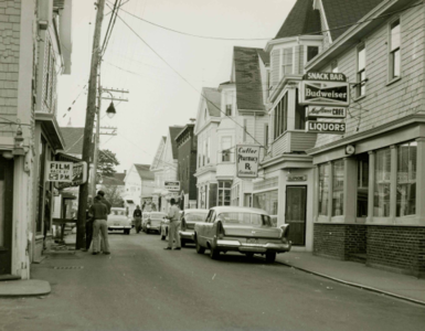 Looking West on Commercial Street, Cutler Pharmacy