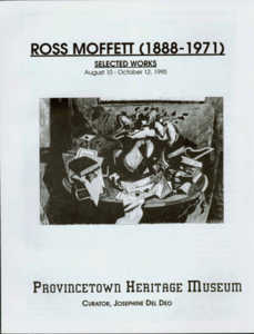Ross Moffett Exhibition Pamphlet