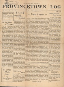 The Provincetown Log - July 1938