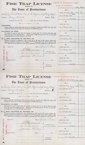 Long Point Weir Co. Fish Trap License