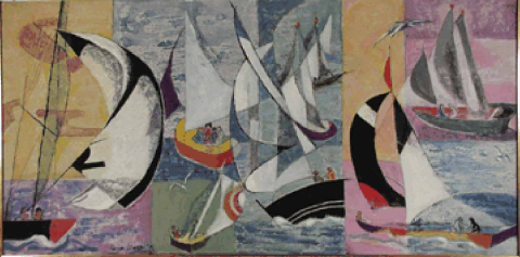 "Yachts" Lena Gurr (1897-1992)
