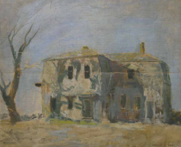 "Untitled (Abandoned House)" Charles Heinz (1885-1953)