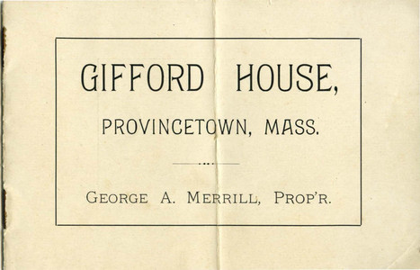 Gifford House Flier c. 1905