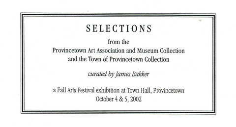 Fall Arts Festival October 2002