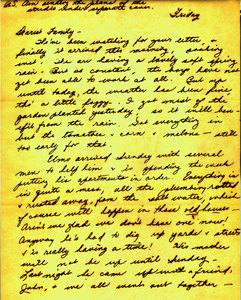Letter from Jeanne to Mr. & Mrs. Bultman (May (?),1945)