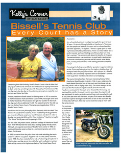 Kelly’s Corner 143 - Bissell’s Tennis Club