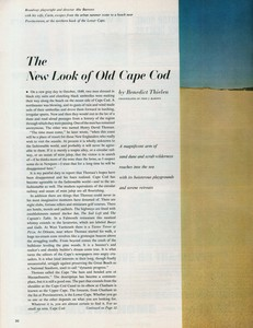 Mixed Blessings of Cape Cod - Holiday Magazine