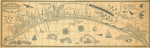 Provincetown Map Showing Railroad