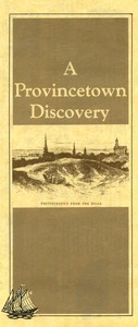 A Provincetown Discovery - 1981
