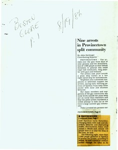 Spiritus - Boston Globe article re: arrests