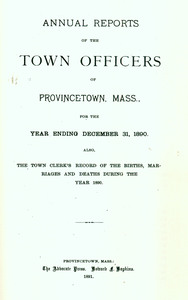 Annual Town Report - 1890