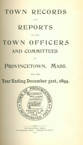 Annual Town Report - 1894