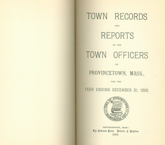 Annual Town Report - 1898