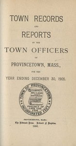 Annual Town Report - 1905