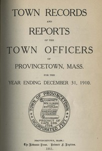 Annual Town Report - 1910