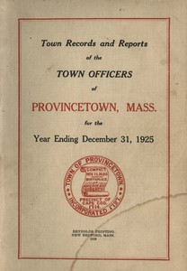 Annual Town Report - 1925