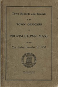Annual Town Report - 1930