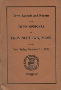 Annual Town Report - 1932