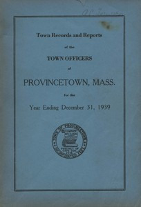 Annual Town Report - 1939