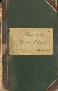 Records of Overseers of the Poor 1886-1894