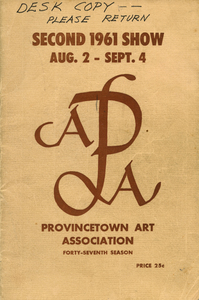 Provincetown Art Association Exhibition of 1961 (2nd)