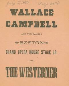 "The Westerner" (July 5, 1897)